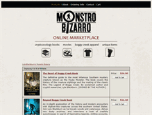 Tablet Screenshot of monstrobizarro.com